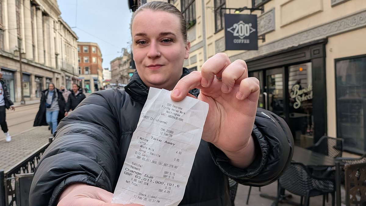 Woman becomes the 'richest person in the world' with £63 QUADRILLION to her name after gift card slip-up - but can only spend it on coffee