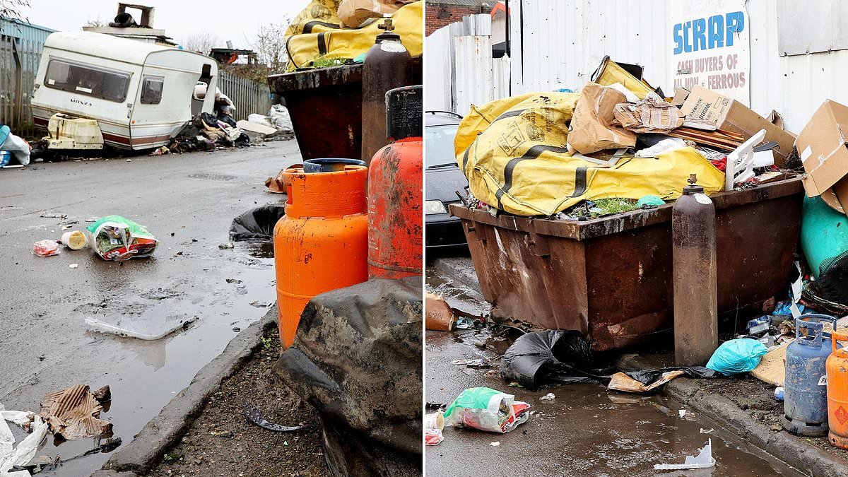Rubbish-dumping louts have turned our street into Britain's 'worst' fly-tipping hotspot - they're making our lives unbearable