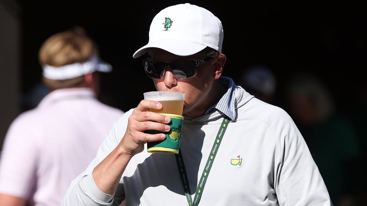 Masters fans left stunned as receipt reveals shocking price of a beer at Augusta