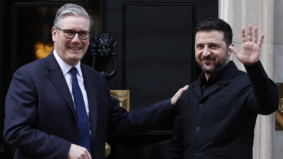 QUENTIN LETTS: Zelensky as good as grabbed our gutless dullards and shook hard