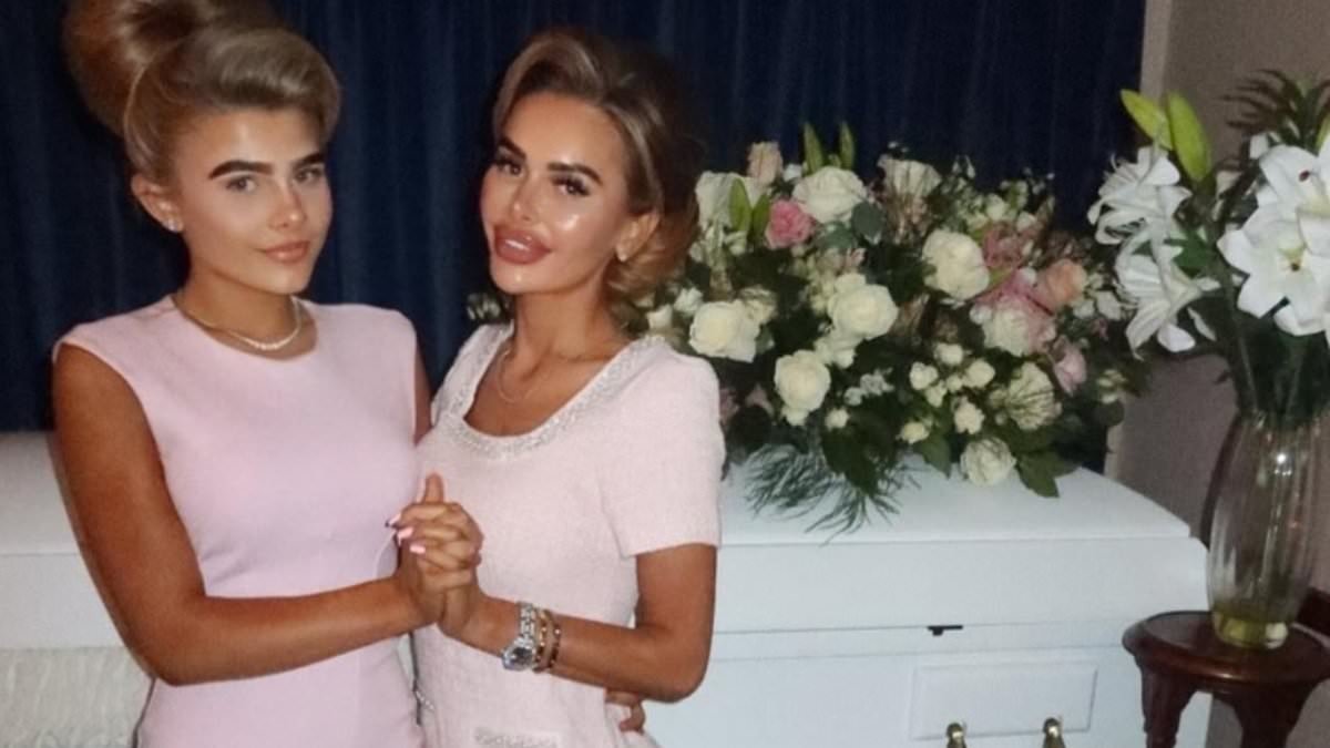 Influencer whose daughter killed herself after being tormented by Tattle Life trolls faces cruel backlash after posting coffin pictures from her teenager's funeral