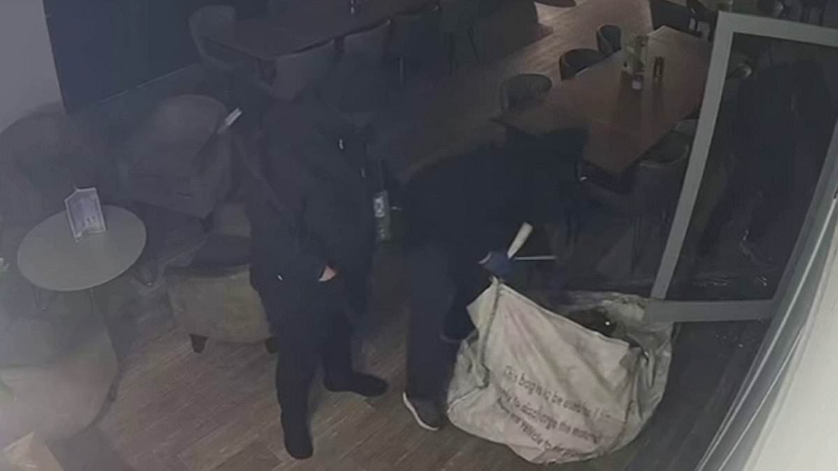 Masked gang steal £5,000 of golf trophies in lightning-fast smash-and-grab raid as clubs are targeted across England after surge in price of silver