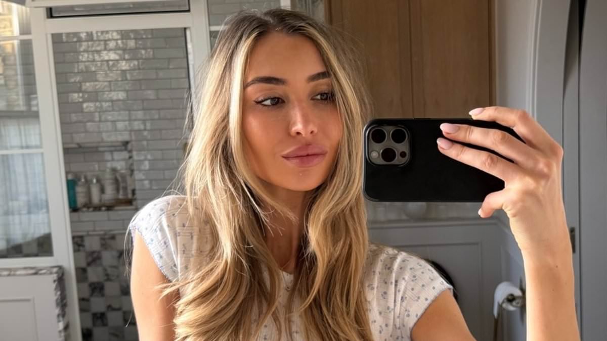 Sophie Habboo flashes her toned torso just three months after giving birth to son Ziggy as she shares sweet snaps