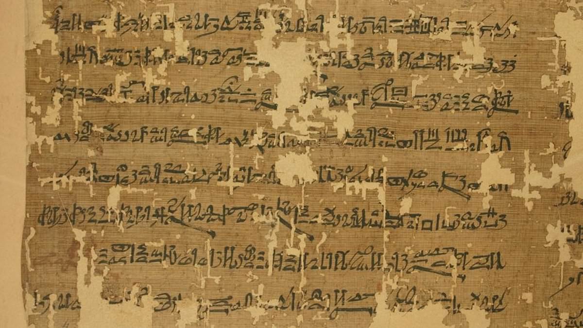 Long-lost Egyptian scroll fuels debate over real-life biblical giants