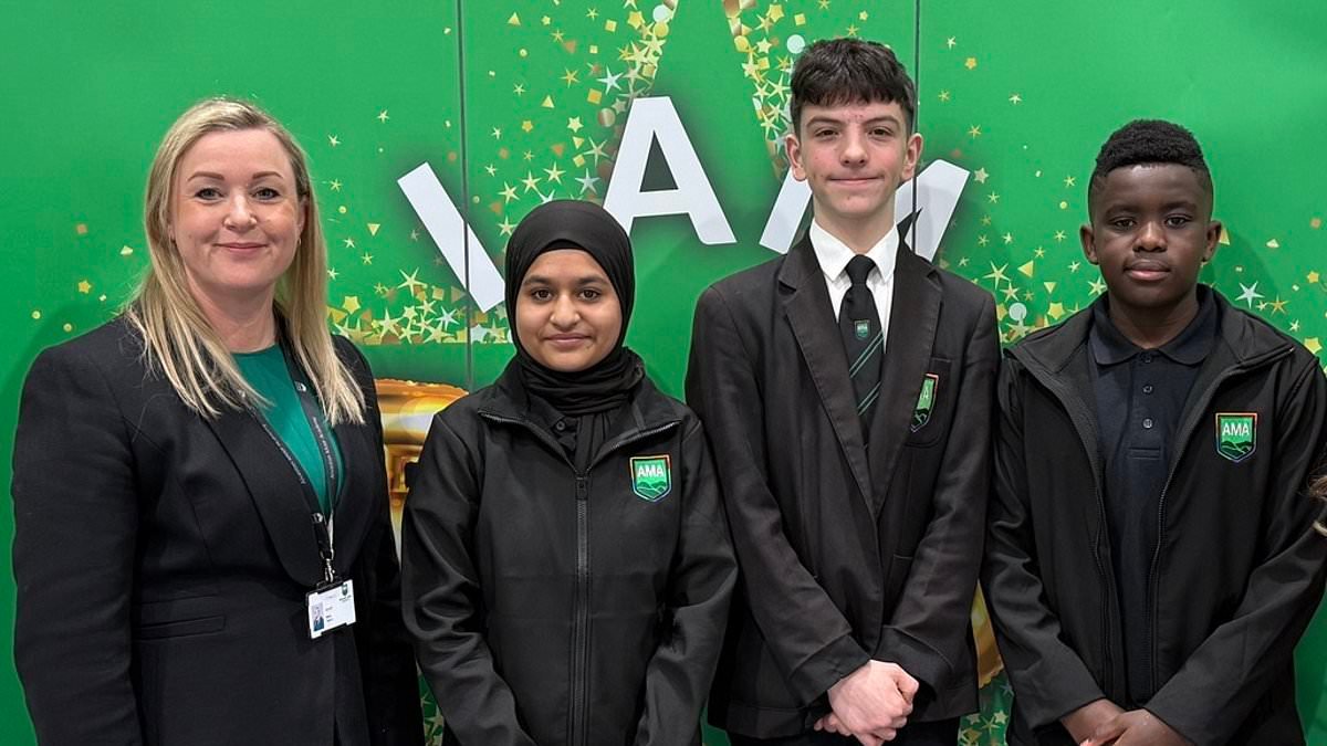 School ditches traditional blazer, shirt and tie uniform for jacket and T-shirt after asking the PUPILS what changes they want