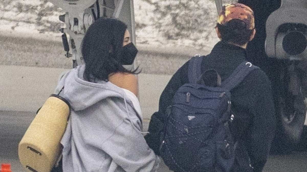 Giddy Timothee Chalamet and Kylie Jenner jet off for romantic break amid actor's historic Oscars nod