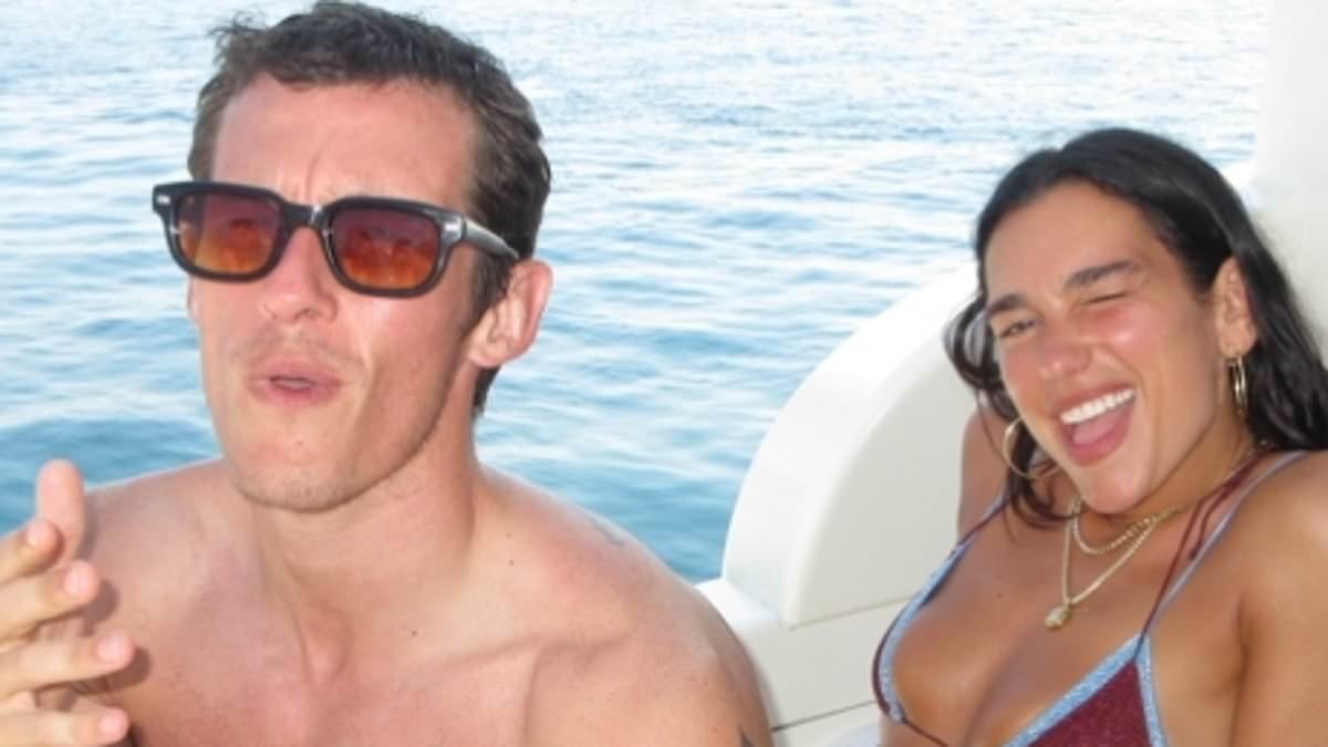 Dua Lipa wishes her fiancé Callum Turner a happy 32nd birthday as she shares sweet snaps from their two year romance