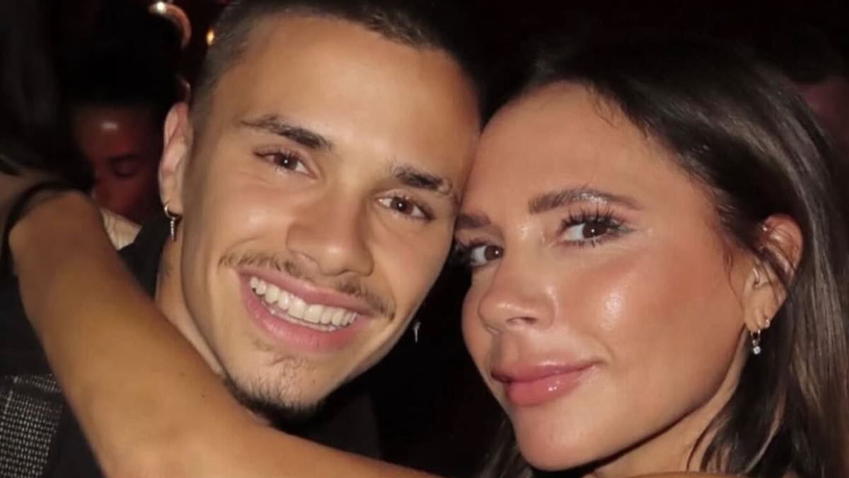 Romeo Beckham leads birthday tributes to mum Victoria as Posh Spice celebrates her 52nd birthday as son Cruz's girlfriend Jackie Apostel says how 'lucky' they are 'to be surrounded by her kindness'