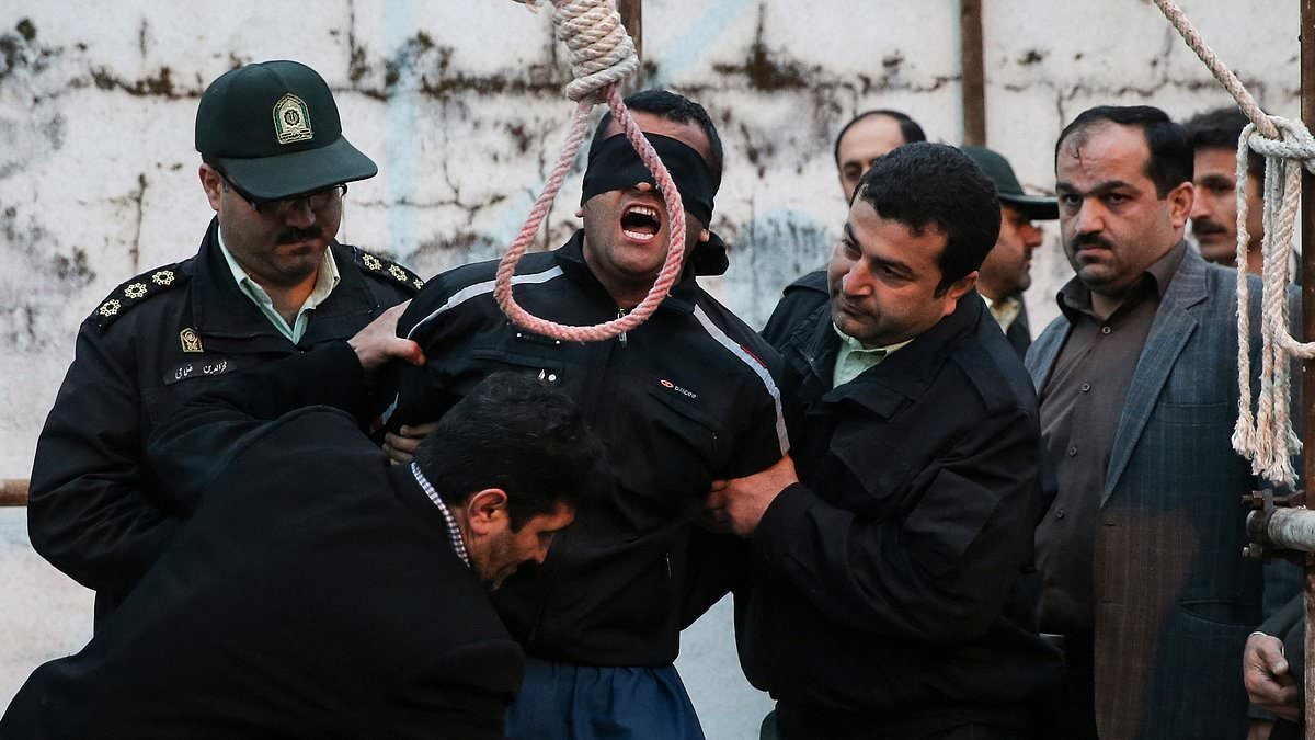 Iran's execution conveyor belt: Islamic Republic hanged 1,639 people last year - the most in 37 years, NGO reveals