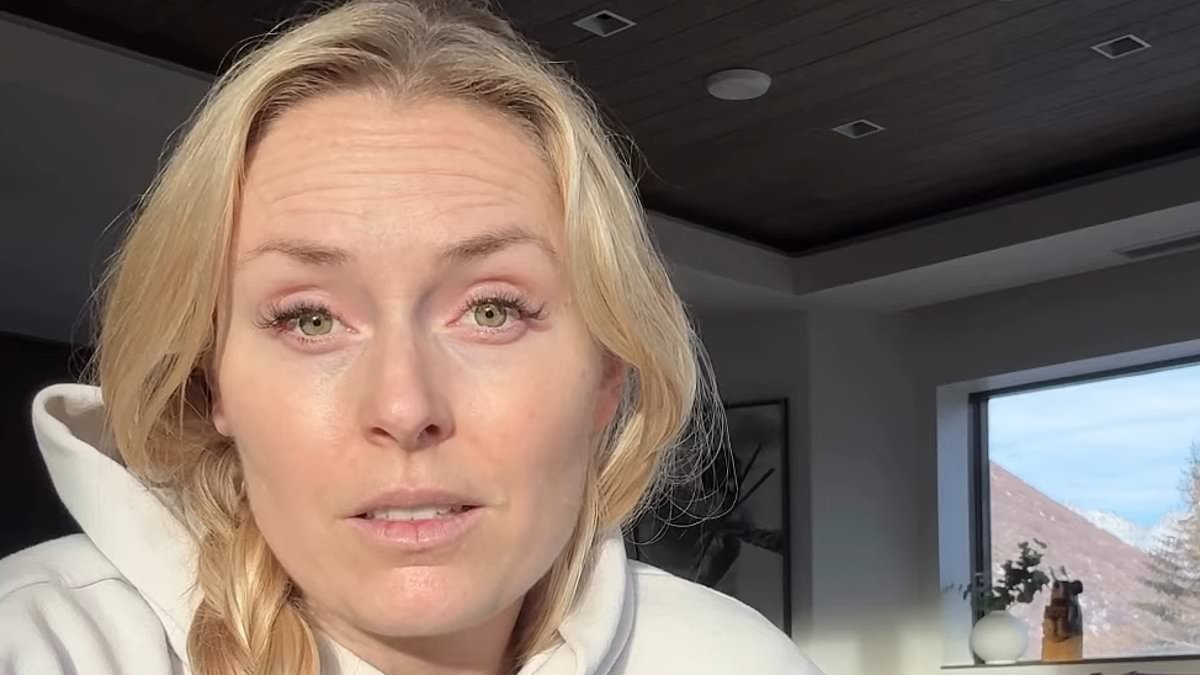 Lindsey Vonn finally leaves hospital after Winter Olympics horror crash and reveals how doctor 'saved her leg' from amputation