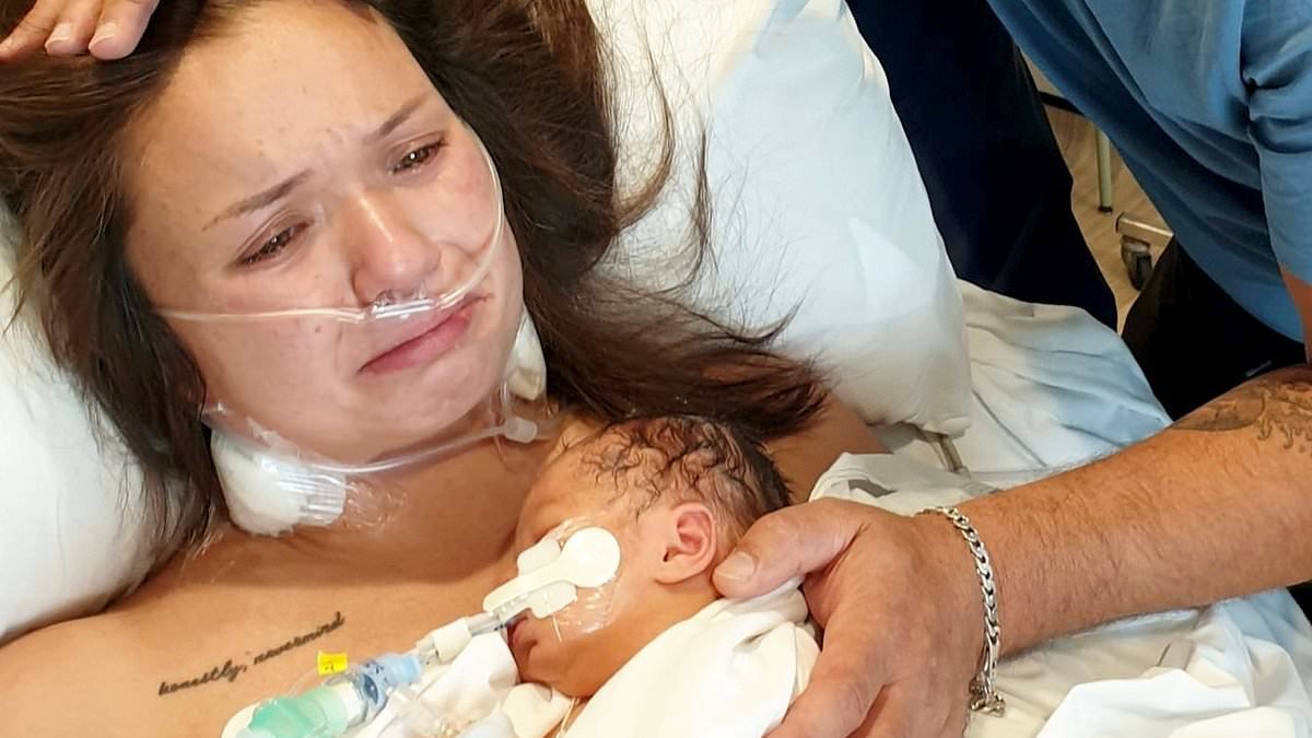 Couple whose new-born baby died after doctors dismissed mother's internal bleeding as 'trapped wind' demand answers