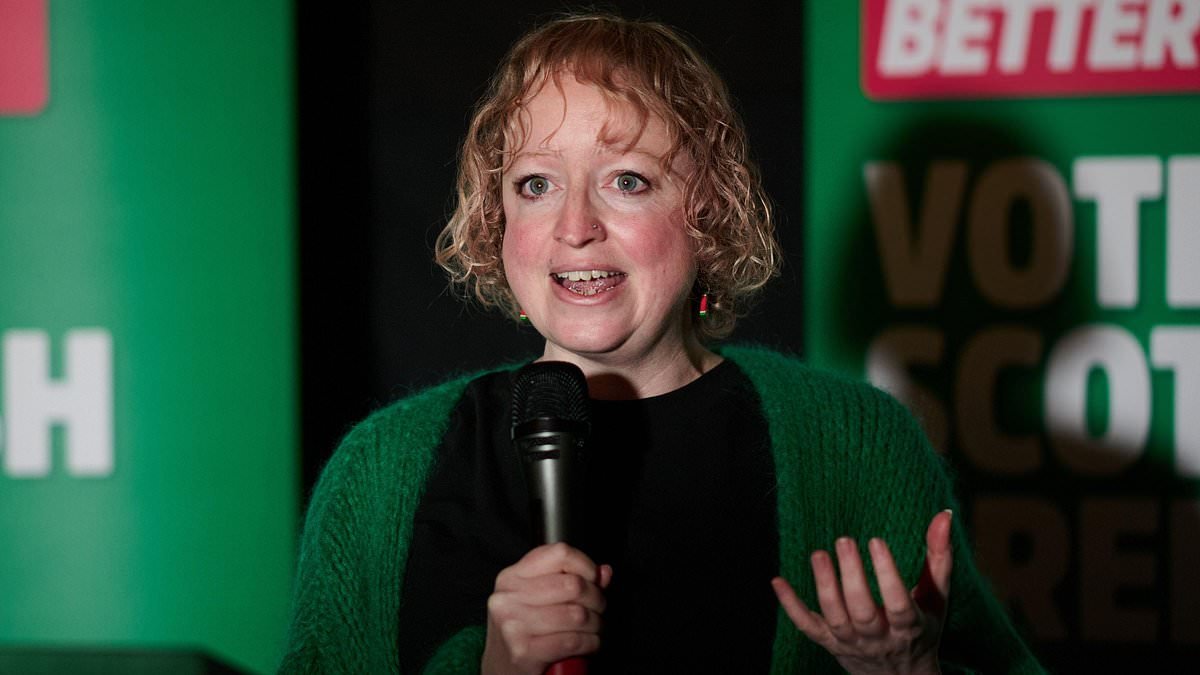 Scottish Green co-leader insists some offenders must go to prison - despite standing by party's MSP candidate who wants all jails to be ABOLISHED