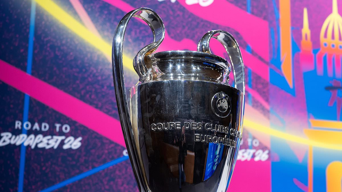 Opta supercomputer reveals the favourite to win the Champions League - as one Premier League club has a slim ONE per cent chance of glory after knock-out stage draw
