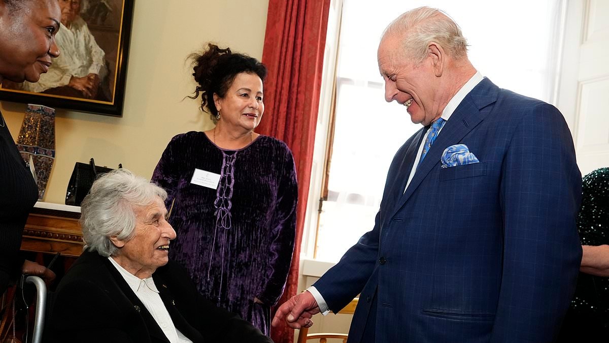 King Charles pays tribute to those who are 'with us in spirit' as he and Camilla mark Holocaust Memorial Day with survivors 
