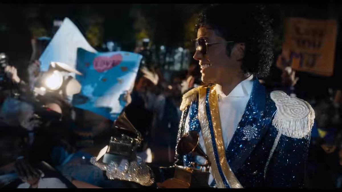 Michael Jackson's fractious relationship with father Joe laid bare in controversial biopic trailer starring King of Pop's nephew Jaafar