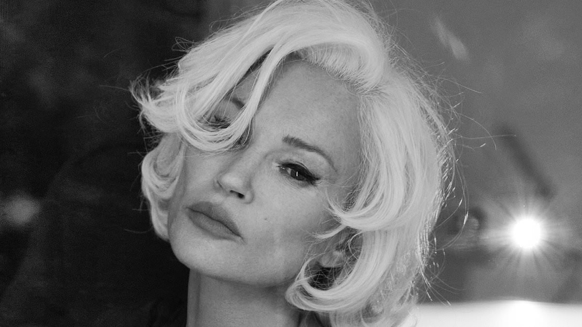 Kate Moss, 52, proves she is a timeless beauty as she channels old Hollywood glamour in stunning photoshoot