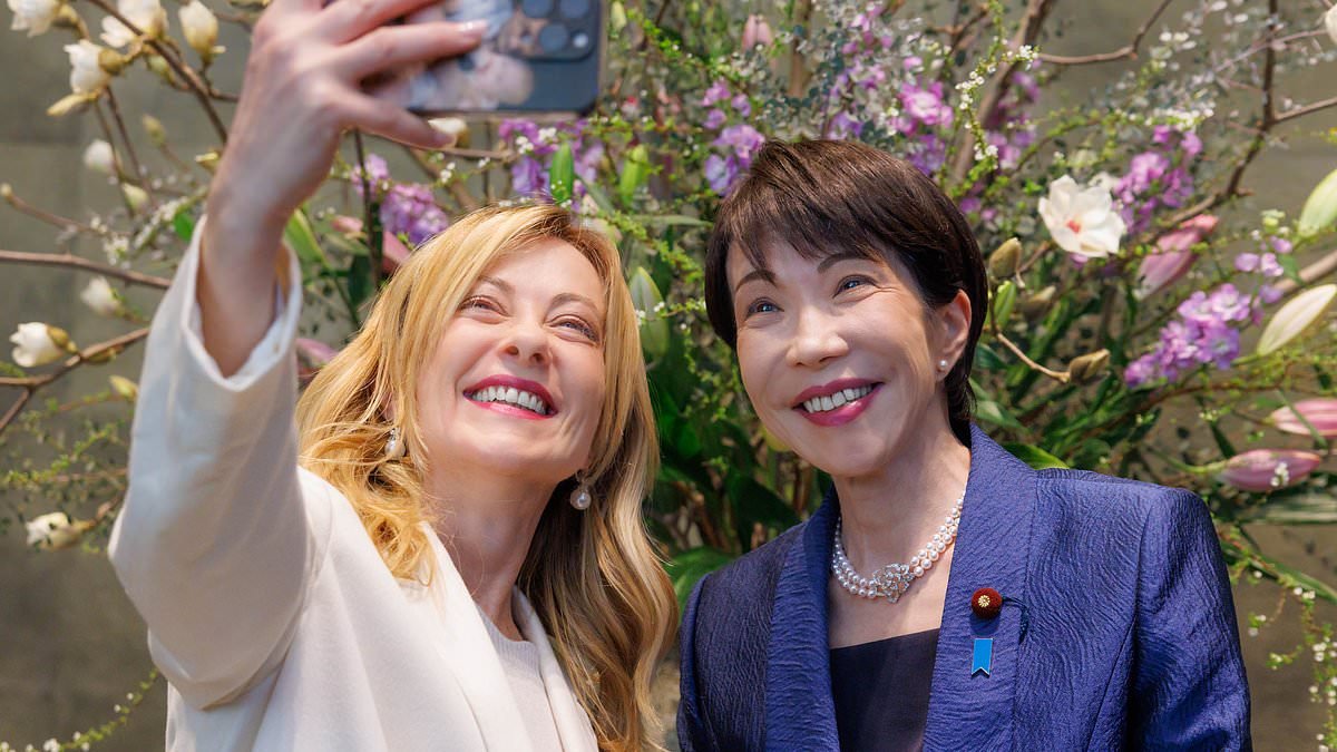 Italian premier Giorgia Meloni bonds with fellow female leader Sanae Takaichi of Japan over birthday cake, selfies and a deep love of Margaret Thatcher