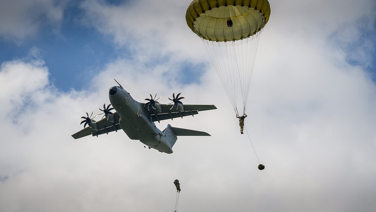 Elite airborne British Army regiment the Paras face being sent into battle without parachutes under new cost-cutting measures