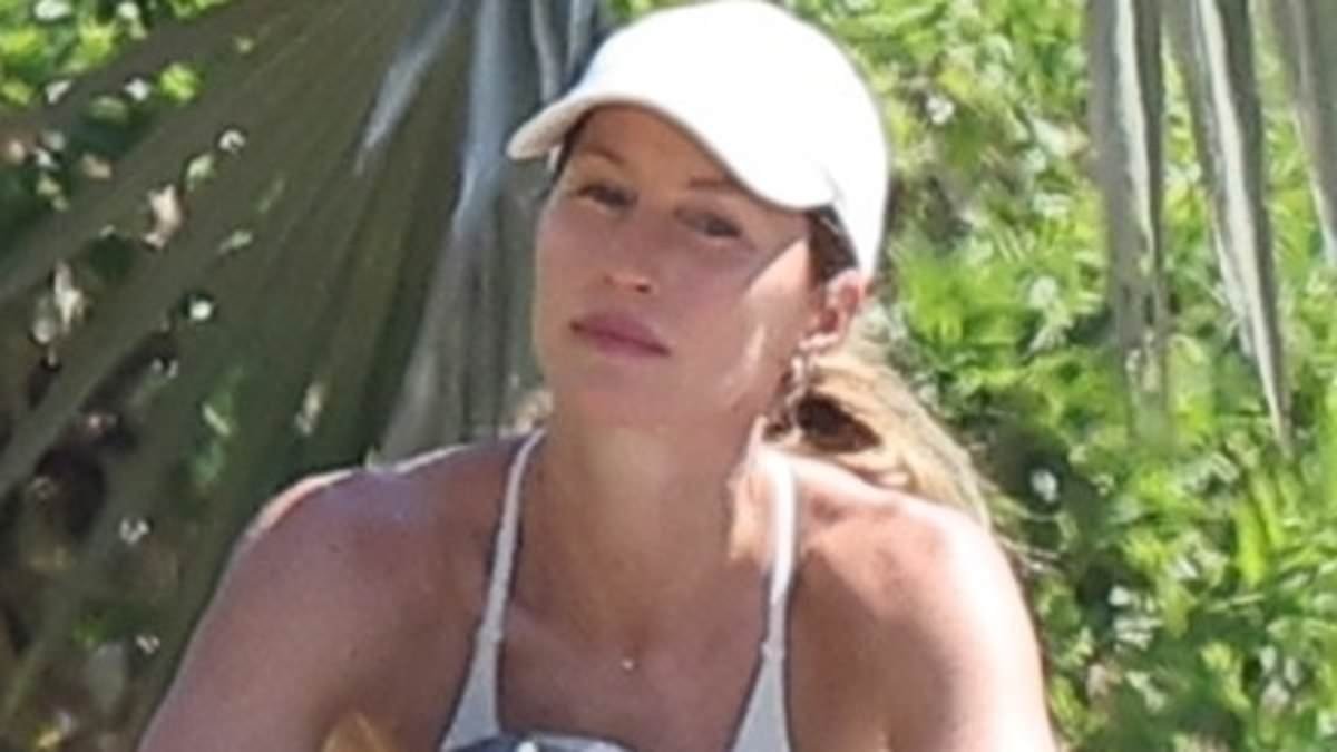Gisele Bundchen savors an afternoon bike ride with baby son in Miami... amid claims she and ex Tom Brady barely speak