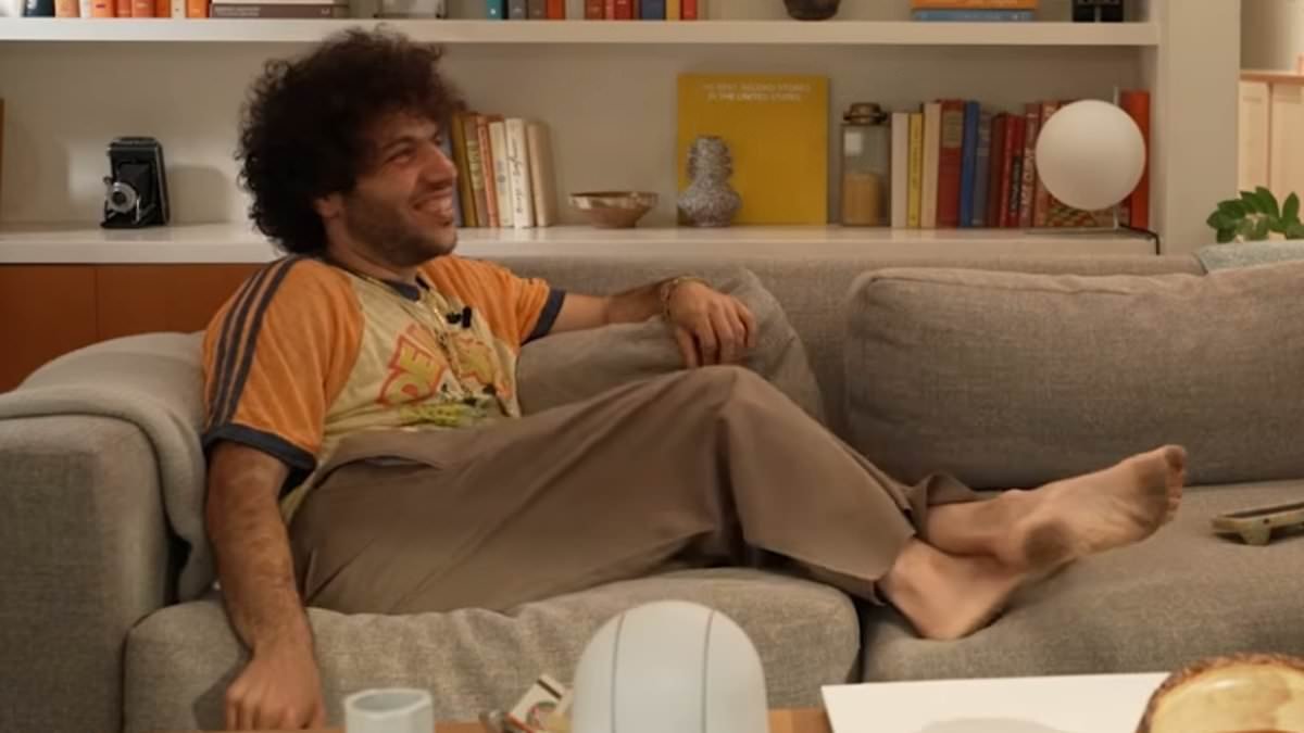 Selena Gomez's husband Benny Blanco is branded 'disgusting' and told to 'take a shower' as fans express their horror over his 'filthy feet' in podcast debut