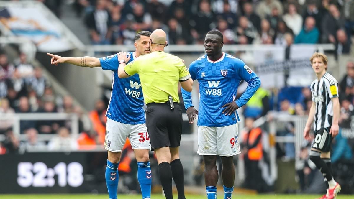 Premier League game is HALTED over racist abuse for the first time as black Sunderland star Lutsharel Geertruida reports Newcastle crowd to referee