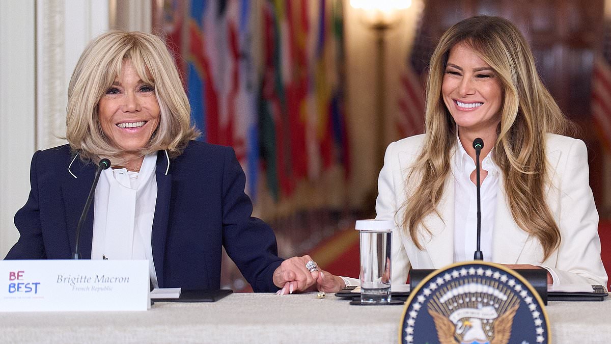 First ladies with bags of style: LAURA CRAIK reveals £90,000 designer arm candy on display in White House get-together