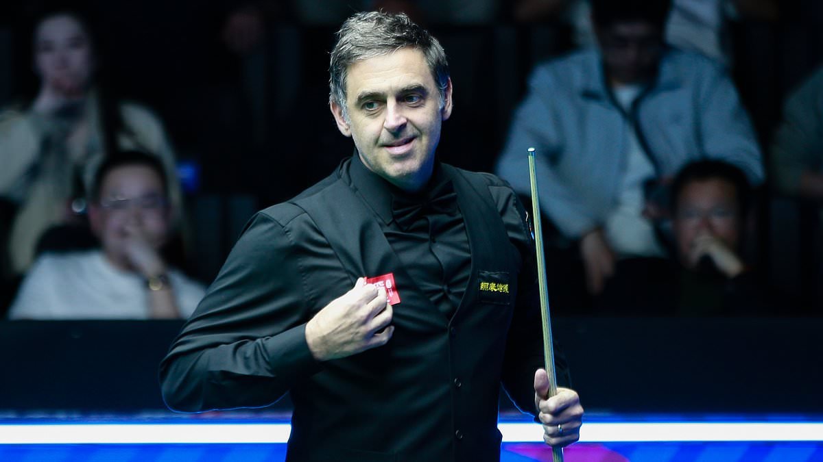 Ronnie O'Sullivan makes HISTORY with snooker's highest ever break - before celebrating with a hilariously laid-back video message