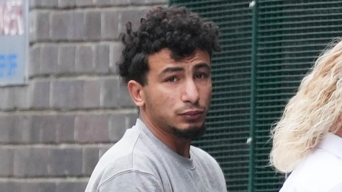 Woman 'gang-raped on Brighton Beach by migrants' was left with marks on her neck as accused tells court he saw 'how girls behaved in clubs' before alleged attack