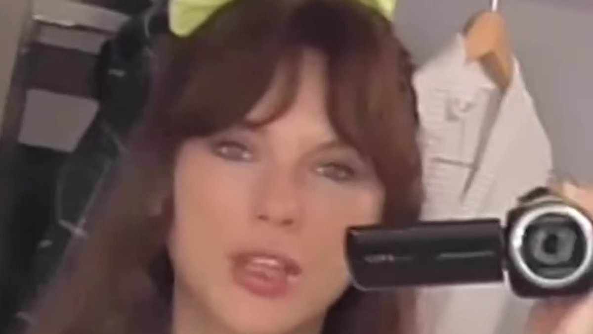 Taylor Swift reveals she kept cheesy dance scenes a secret from Domhnall Gleeson as she shares new BTS extended versions from the Opalite music video with fans