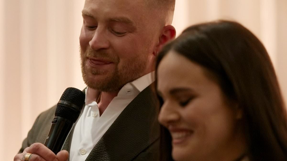 Adam Peaty fights back tears as he pays gushing tribute to father-in-law Gordon Ramsay in emotional engagement party speech