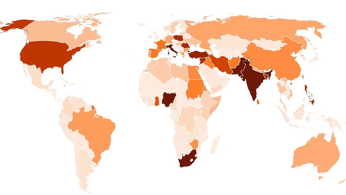 Where 'soft-touch' Britain's new citizens are REALLY coming from: Interactive map reveals the far-flung nations the UK is handing out citizenship to - as storm over allowing Egyptian 'extremist' to stay rumbles on