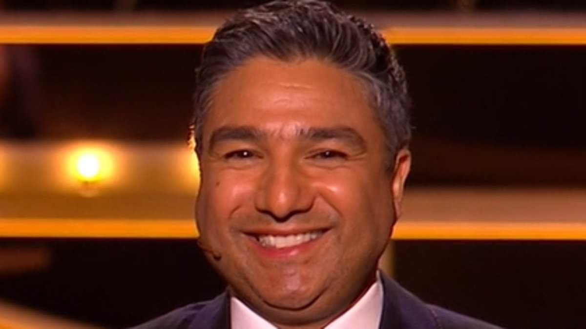 Olivier Awards host Nick Mohammed takes a savage swipe at influencers during opening monologue as he jokes 'you'll be last out of the door if there's an emergency!'