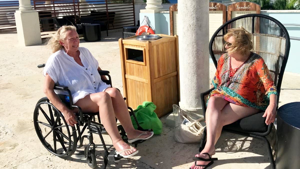 British mother, 66, nearly died after contracting Legionnaires' disease when hotel granite worktop crushed her foot during holiday to Barbados