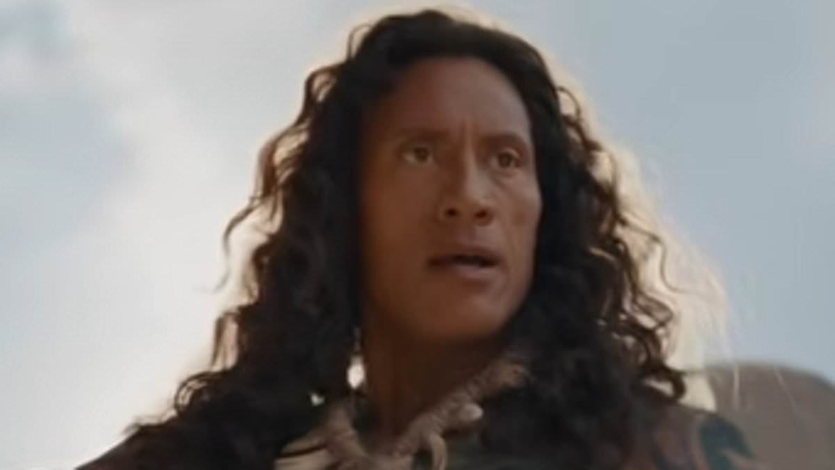 Dwayne 'The Rock' Johnson lampooned for 'goofy' wig in live-action Moana trailer
