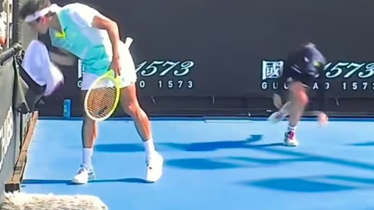 Worrying scenes as ball kid collapses during Australian Open qualifying match