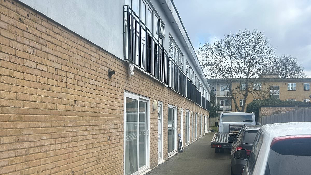 Unsuspecting tenant families fear being left homeless as council says EIGHT terraced homes illegally built on land meant for storage units must be torn down