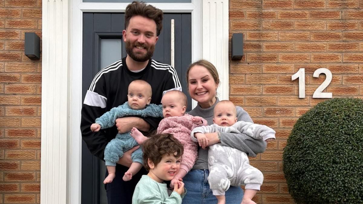 Father who went on Tipping Point to win prize money for IVF treatment reveals couple have welcomed triplets