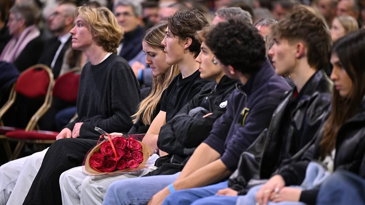 Switzerland falls silent for tragic young inferno victims: Blaze survivors attend poignant service on day of mourning - as sobbing bar owner and husband are questioned