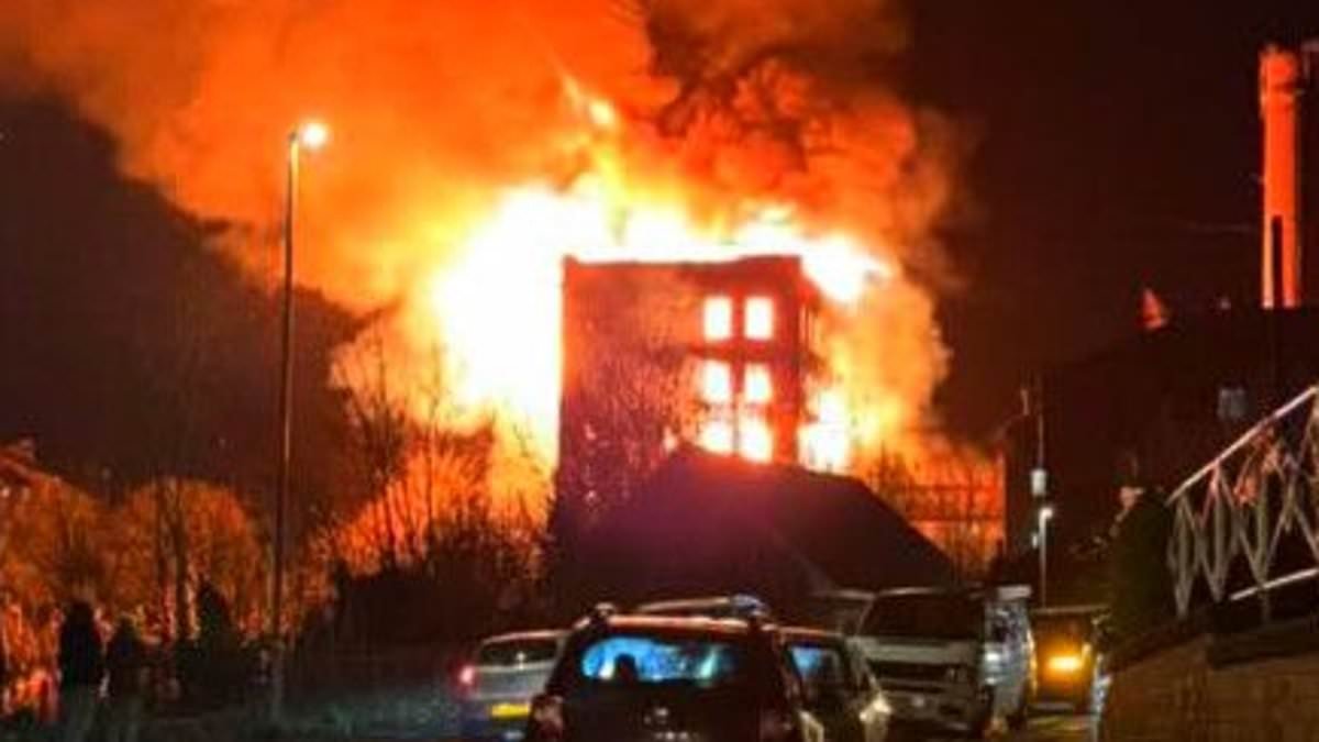 'Absolute inferno' at Grade II-listed building as neighbouring streets are evacuated