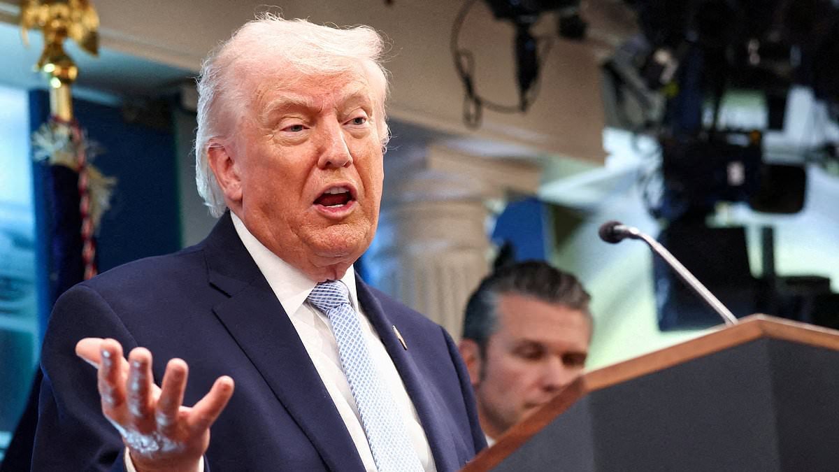 'You have no cards to play': White House turns up the heat on Tehran as Trump warns Iran that US is 'loading up the ships with the best ammunition' in case peace talks fail