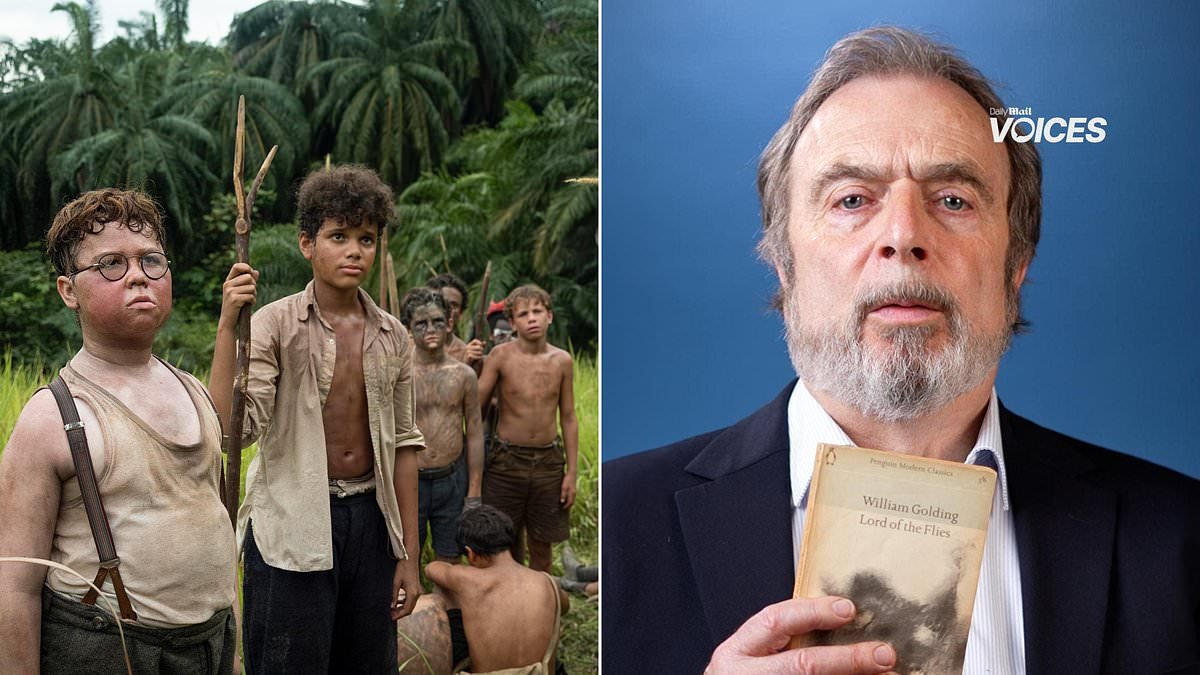 PETER HITCHENS: 72 years after Lord of the Flies shocked Britain, its warning still rings true - where fathers are absent, boys are a growing danger in our violent society