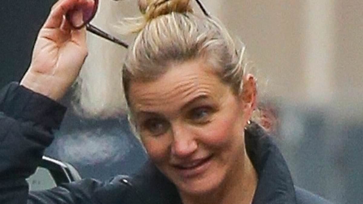 Makeup-free Cameron Diaz, 53, is seen on casual solo outing in NYC amid Charlie's Angels reboot buzz