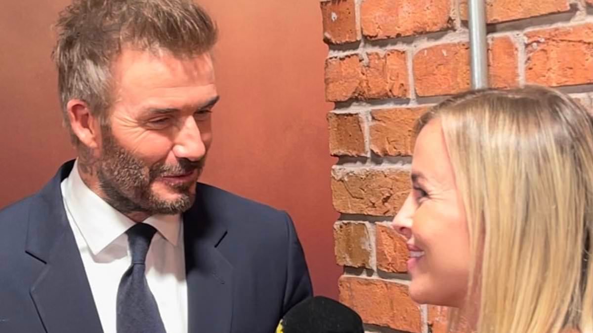 Female talkSPORT presenter forced to apologise for her 'objectifying' joke about interviewing David Beckham amid his family feud with son Brooklyn
