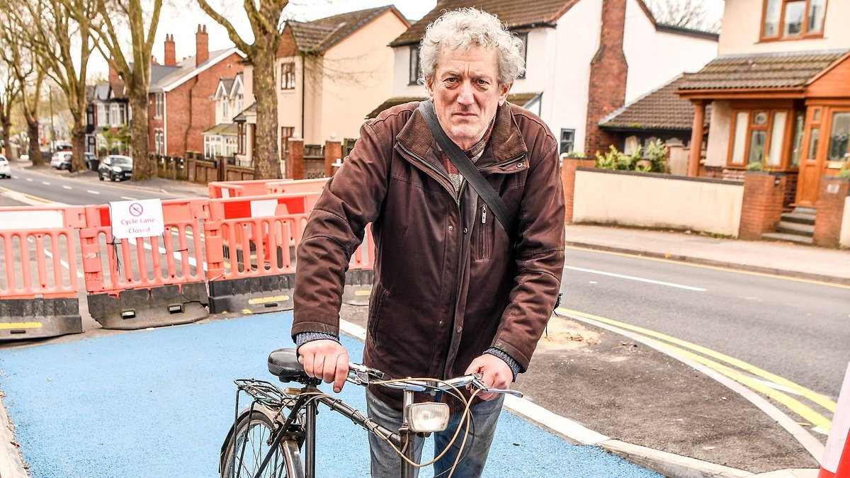 Outrage at Britain's most expensive cycle lane costing taxpayers £4,198 per METRE - that locals say nobody will use