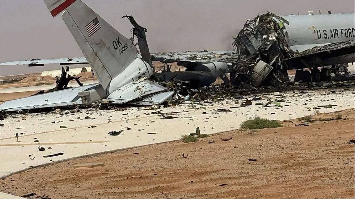 Russia supplied Iran with satellite images of American base in Saudi Arabia in days before vital US AWACS spy plane was destroyed, says Zelensky