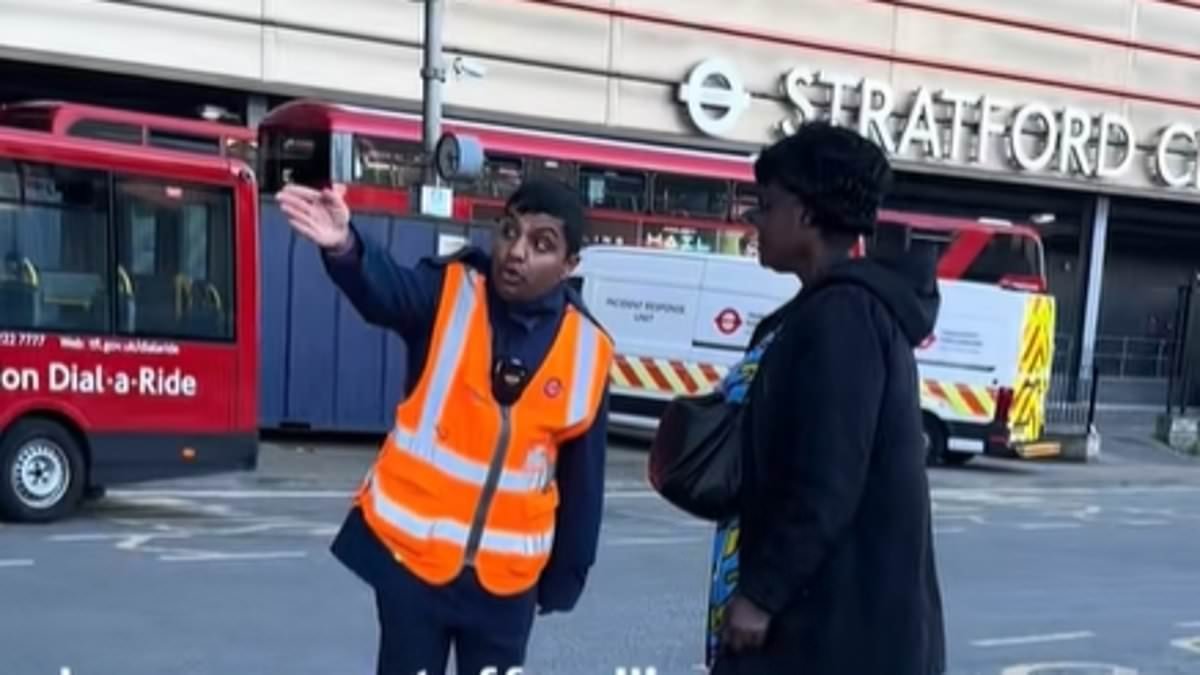 Commuter unleashes wrath on 'disrespectful' TfL worker caught telling pensioner: 'You're not using your brain'