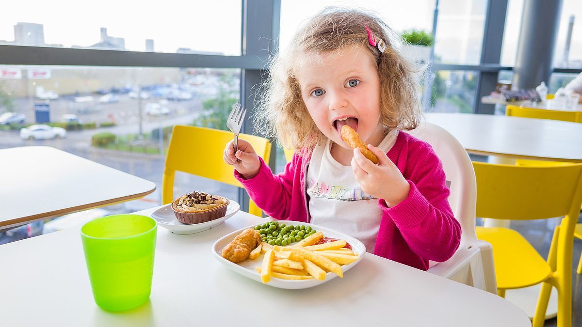 School dinner crackdown: Traditional fish and chips, chicken nuggets and jam doughnuts to be banned under biggest menu overhaul since 2012