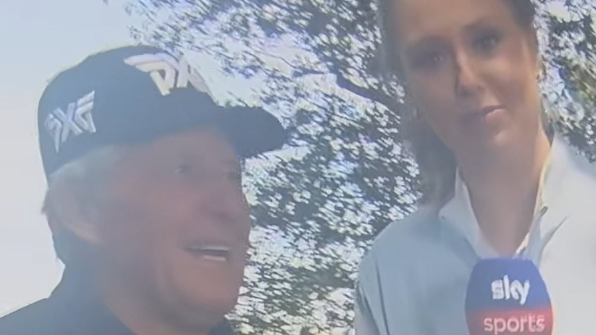 Golf legend Gary Player, 90, leaves TV viewers cringing with 'creepy' remark to presenter at The Masters