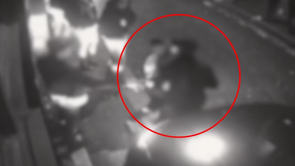 Moment Romanian thief snatches clubber's £11,000 Rolex watch after pretending to be devastated at the break-up with his girlfriend