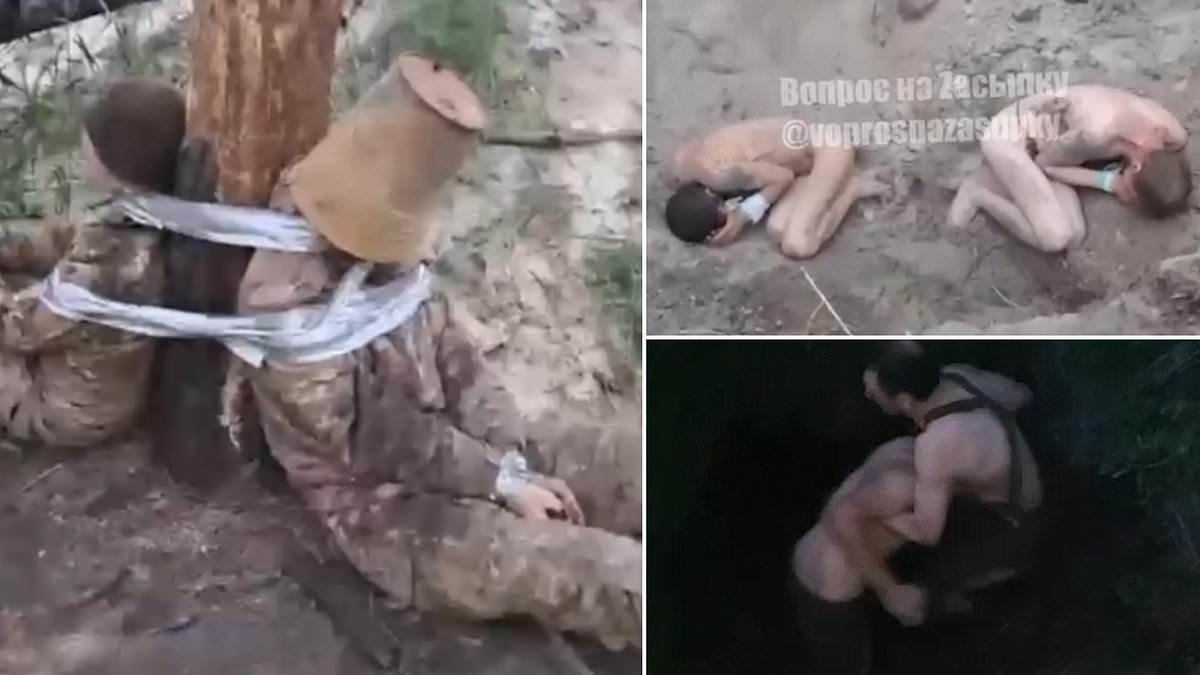 Stripped, electrocuted and forced to fight each other to the death on camera: New evidence shows how Putin's commanders are torturing their own men